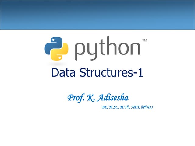 How To Learn Python Data Structures photo