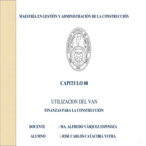 8 Ross7e Ch08    Utilizacion Del Van