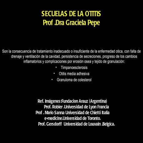 8.secuelas de otitis