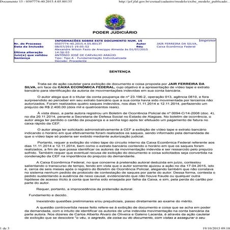 8   sentença judicial