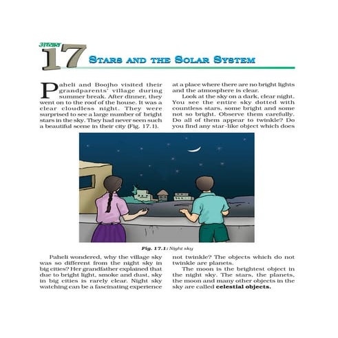 8   stars and the solar system