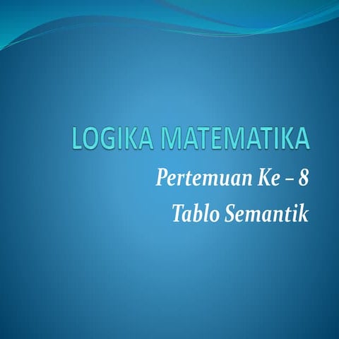 8   tablo semantik