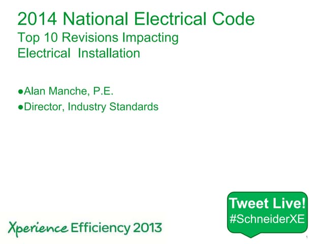 2014 National Electrical Code: Top 10 Revisions Impacting Electrical