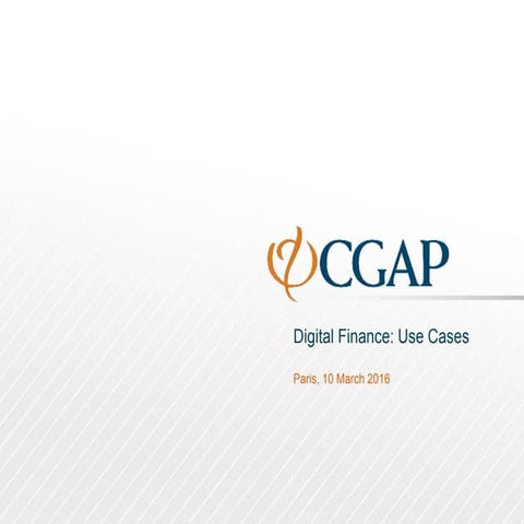 Digital Finance Use Cases
