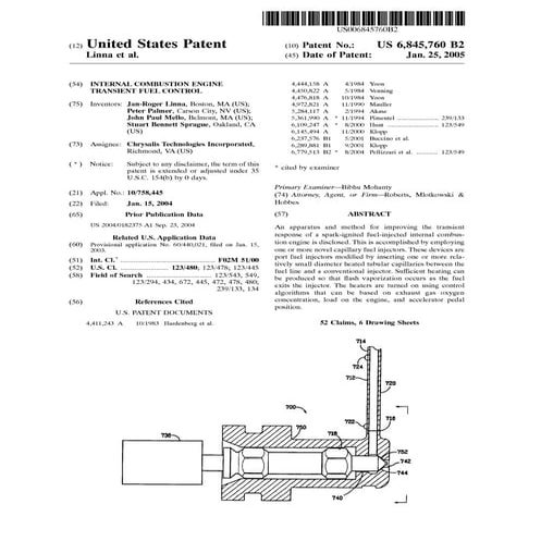 80   jan-roger linna - 6845760 - internal combusion engine transient fuel con...