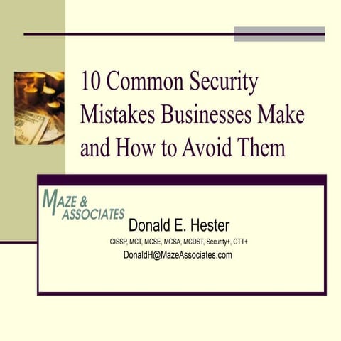 10 Common Security Mistakes Businesses Make and How to Avoid Them 