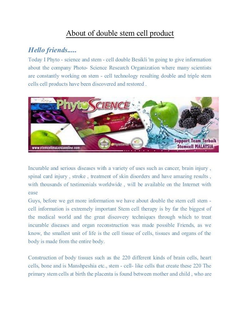 Double Stem Cell for treatment of prostate cancer bone