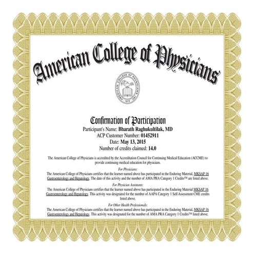 certificate HIV