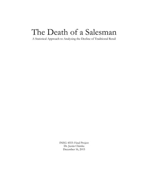 The Death of a Salesman