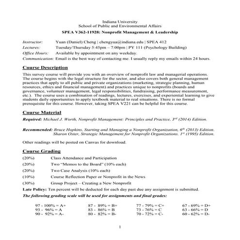 Non Profit Leadership & Development | PPT