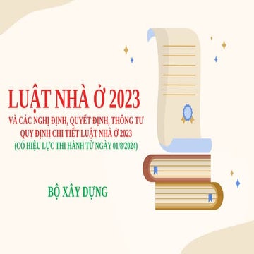 Comprehensive Overview of Vietnam's 2023 Housing Law and Implementation ...