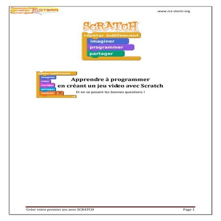 Apprendre à programmer avec scratch | PPTX