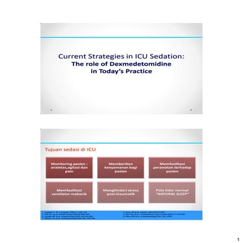 Current Strategies in ICU Sedation