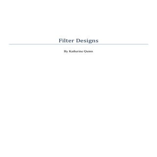 Filter_Designs