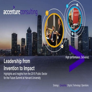 Insights from the 2015 Public Sector Summit at Harvard