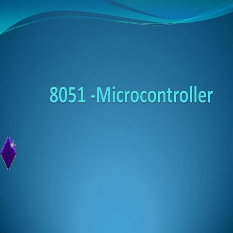 Working and Internals of 8051 Microcontroller | PPT