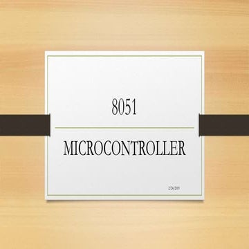 8051 microcontoller.ppt