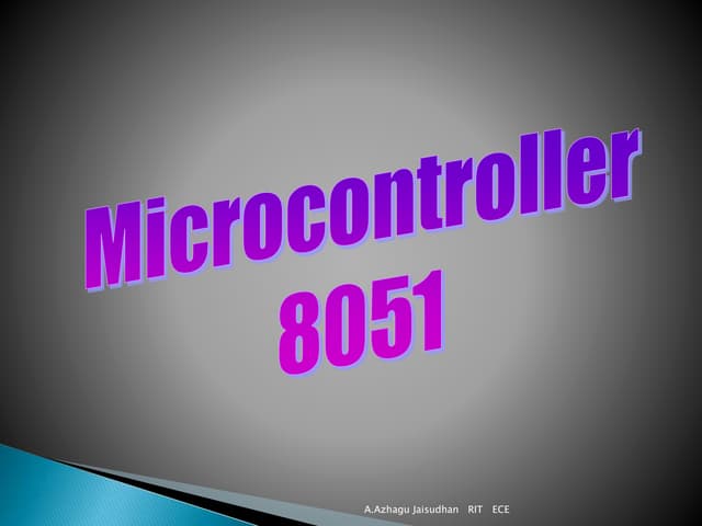 8051 microcontroller