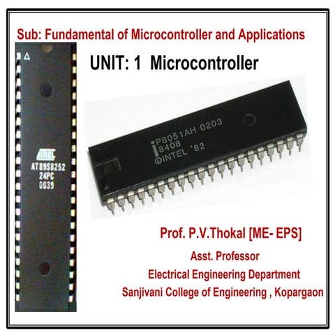 Introduction to Microcontroller