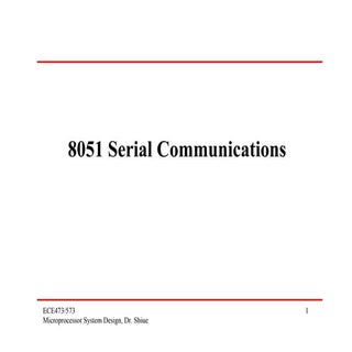 8051 serial communication
