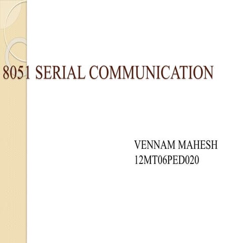 8051 serial communication1 