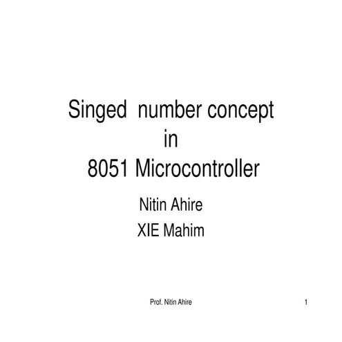 8051 singed  number concept [compatibility mode]