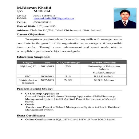 M Rizwan Khalid | DOC