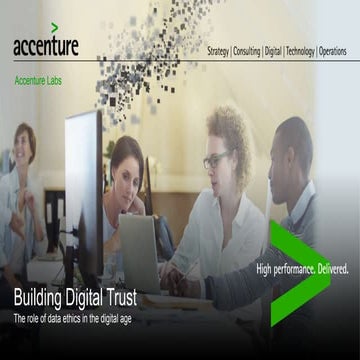 Building Digital Trust: The role of data ethics in the digital age