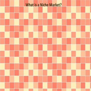 What is a Niche Market?