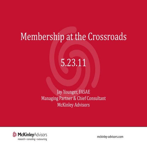Membership Crossroads