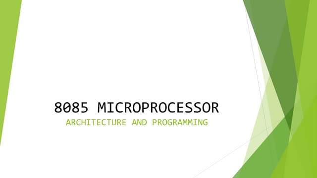 8085 microprocessor(1)