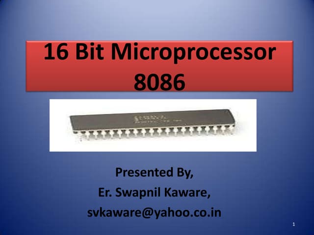 8086 architecture By Er. Swapnil Kaware