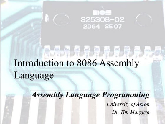 Assembly Language | PPT