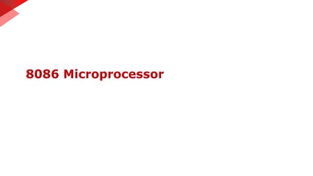 Intel 8086 internal architecture & pin diagram | PPTX