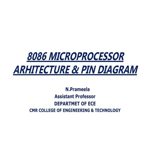 8086 new about the microprocessor in engineering