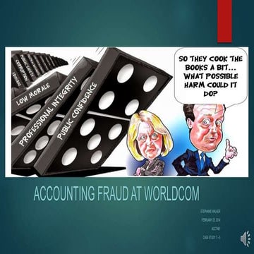 Week 8_Final Course Presentation_Accounting Fraud at WordCom_Walker,S.