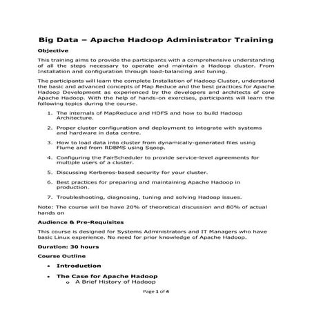 Hadoop_Admin_eVenkat