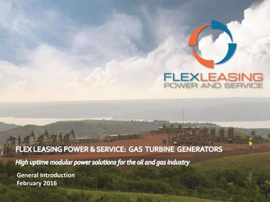 Flex Leasing Power and Service Introduction Presentation 2016-02-15