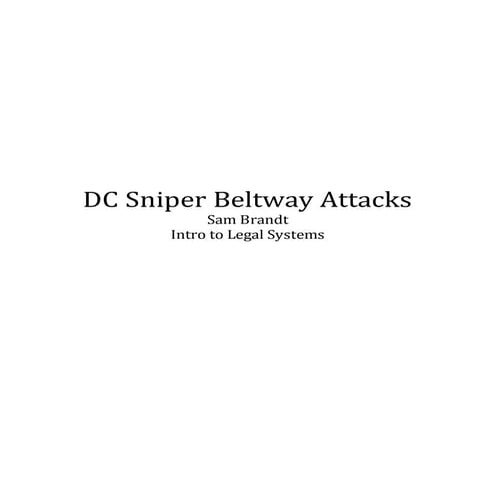 DC Sniper Beltway Attacks (1)