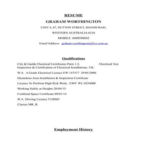 Document cv | RTF