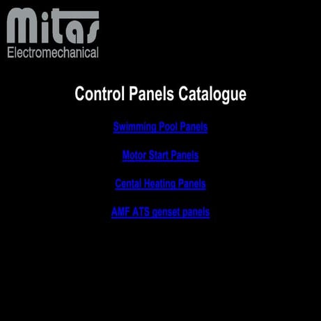 Control Panels Brochure | PDF