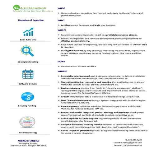 Arkit Consultants Overview F1