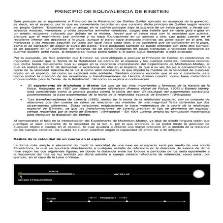 81   principio de equivalencia de einstein