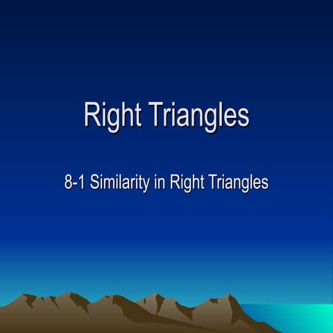 8 1 Similarity In Rt Tri Noted