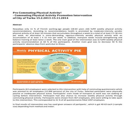 Community-wide Interventions to Increase Physical Activity: What's the ...