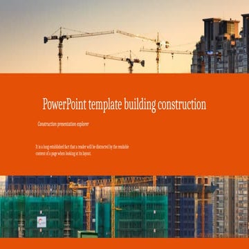 Comprehensive PowerPoint Template for Building Construction Projects | PPTX