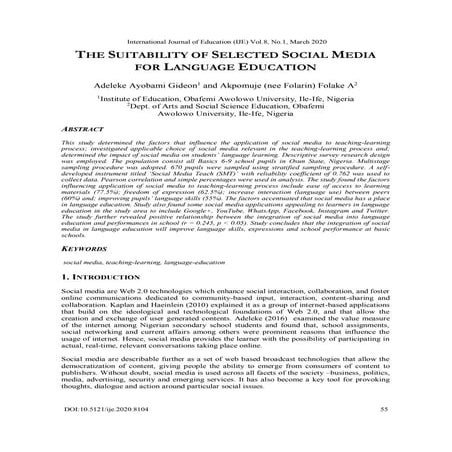 The impact of integrating social media in language teaching and ...
