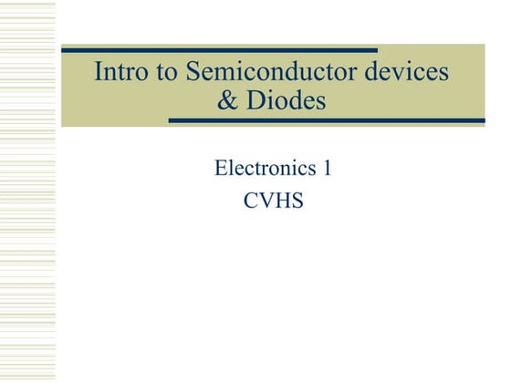 Semiconductors | PPT image.