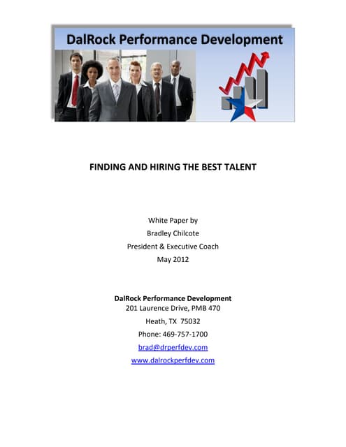 WP - Finding and Hiring the Best Talent