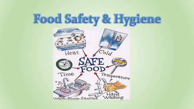 Food Safety & Hygiene